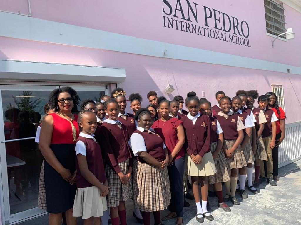 OAS BAHAMAS OFFICE COUNTRY REPRESENTATIVE VISITS SAN PEDRO