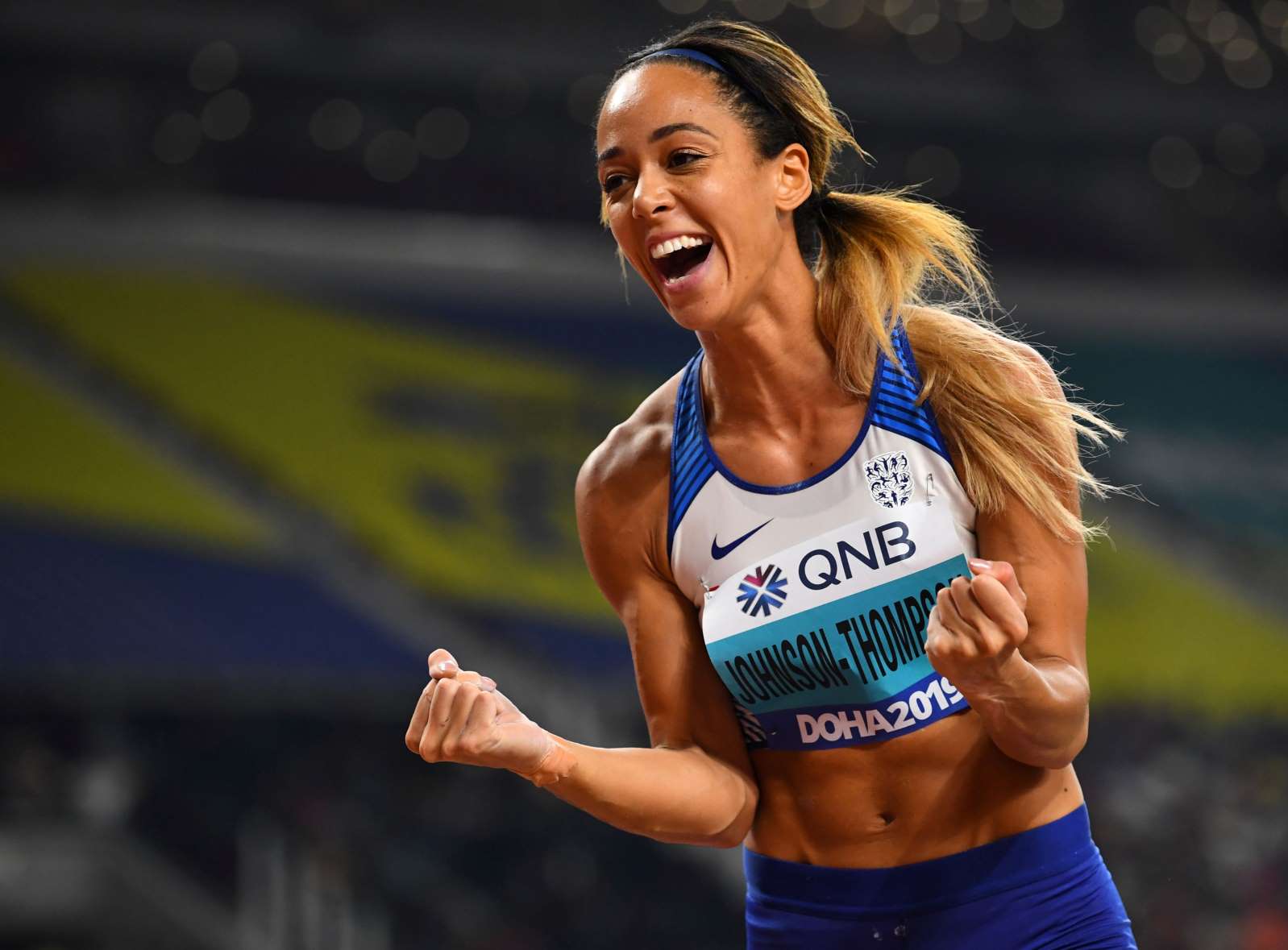 KATARINA JOHNSON-THOMPSON WINS WORLD CHAMPIONSHIP GOLD WITH STUNNING ...