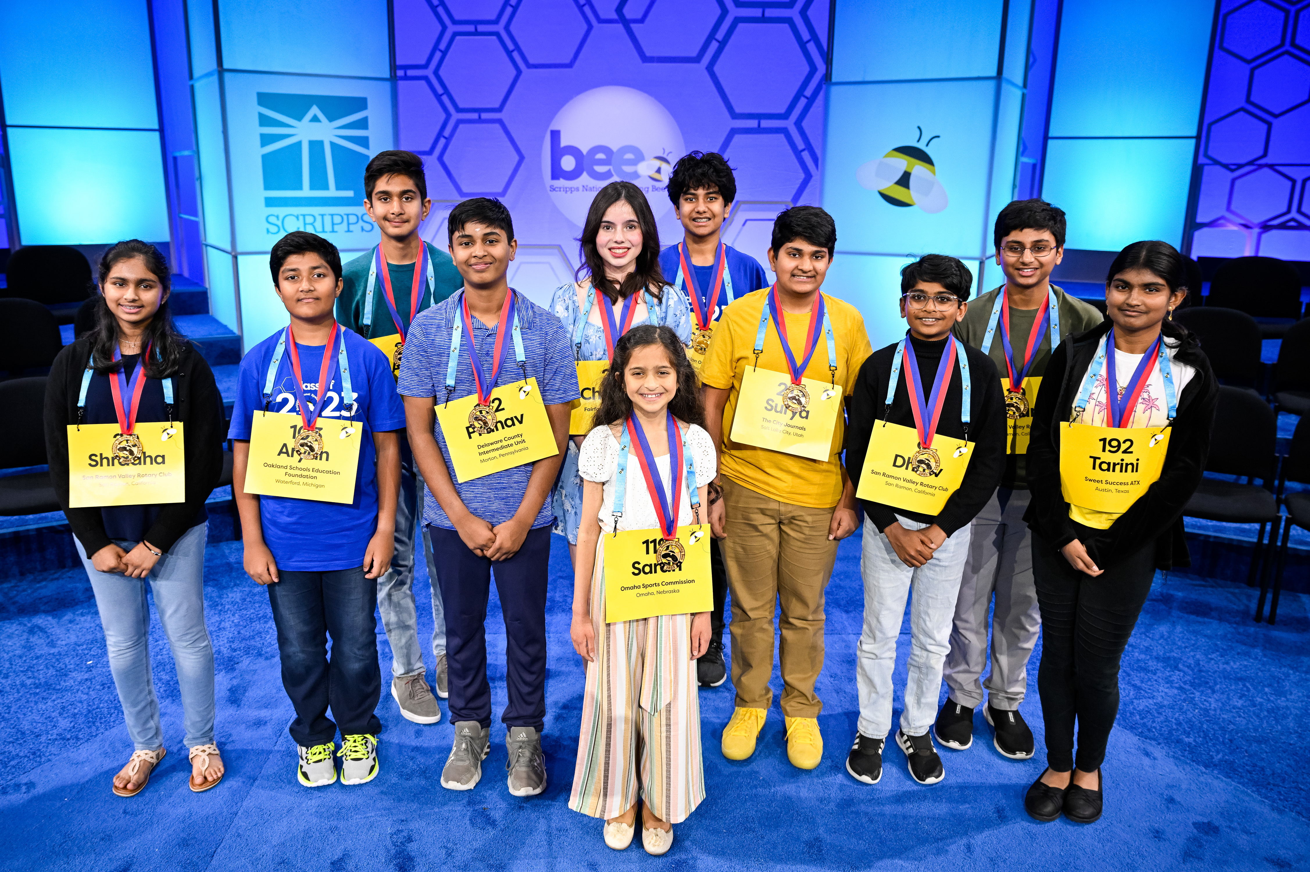 ELEVEN SPELLERS TO COMPETE IN SCRIPPS NATIONAL SPELLING BEE FINALS ...