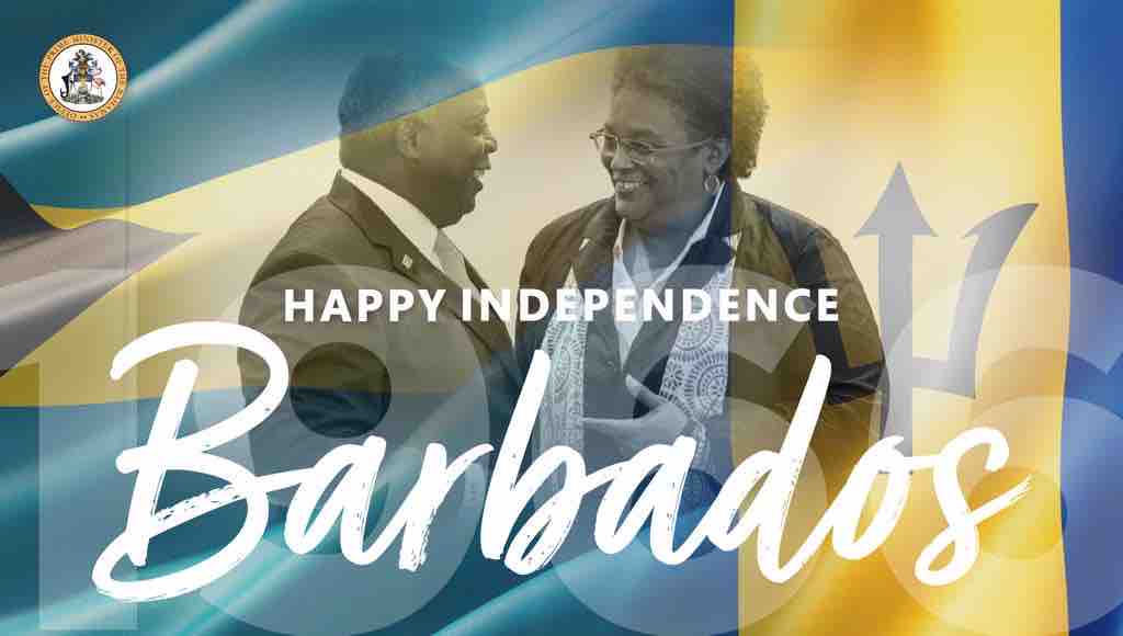 BARBADOS CELEBRATES THE 57TH ANNIVERSARY OF ATTAINING INDEPENDENCE FROM ...